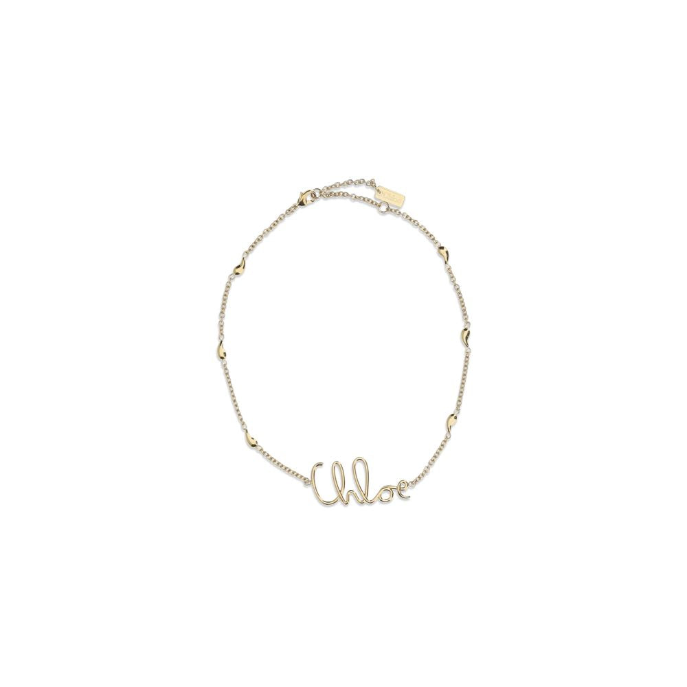 Chloé Gold Brass Necklace - Iconic Vintage Design