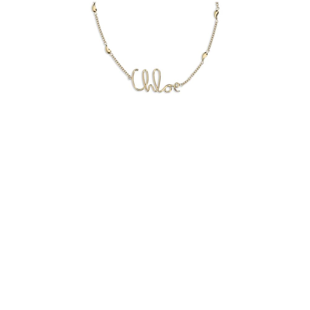 Chloé Gold Brass Necklace - Iconic Vintage Design