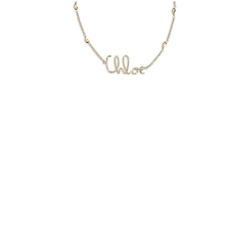 Chloé Gold Brass Necklace - Design Vintage Iconique