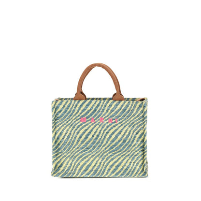 Sac bandoulière en tissu multicolore Marni