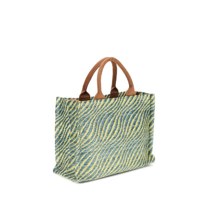 Sac bandoulière en tissu multicolore Marni