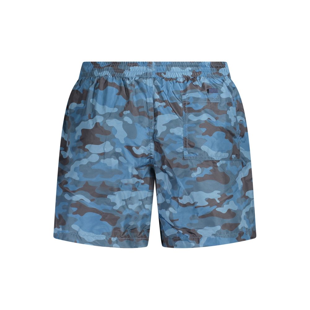 Norway 1963 Blue Polyester Swimwear for Men - Stylish & Comfortable