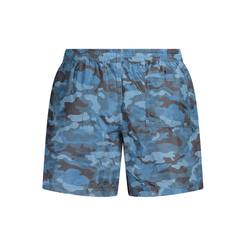 Norway 1963 Blue Polyester Swimwear for Men - Stylish & Comfortable