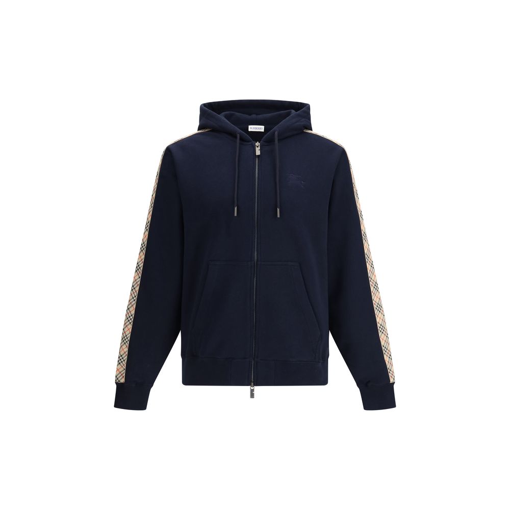 Sweat-shirt en coton bleu Burberry