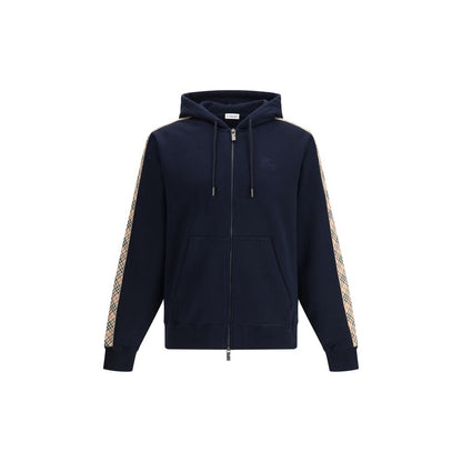 Sweat-shirt en coton bleu Burberry