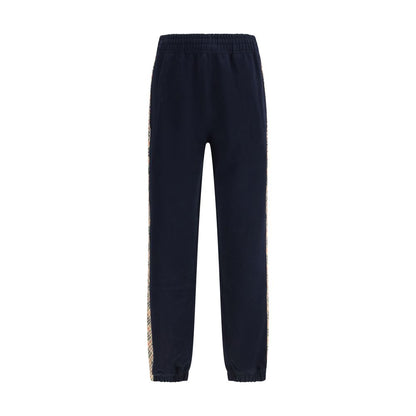 Pantalon de jogging en coton bleu Burberry (pantalon de sport)