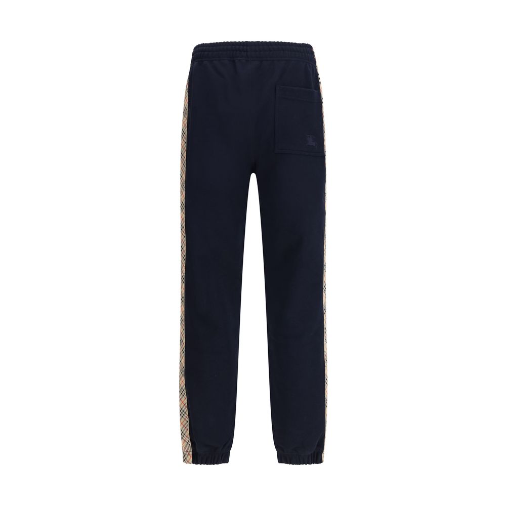Pantalon de jogging en coton bleu Burberry (pantalon de sport)