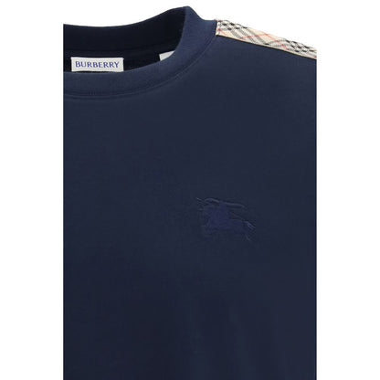 T-shirt en coton bleu Burberry