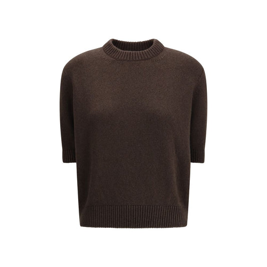 Pull en cachemire marron Khaite