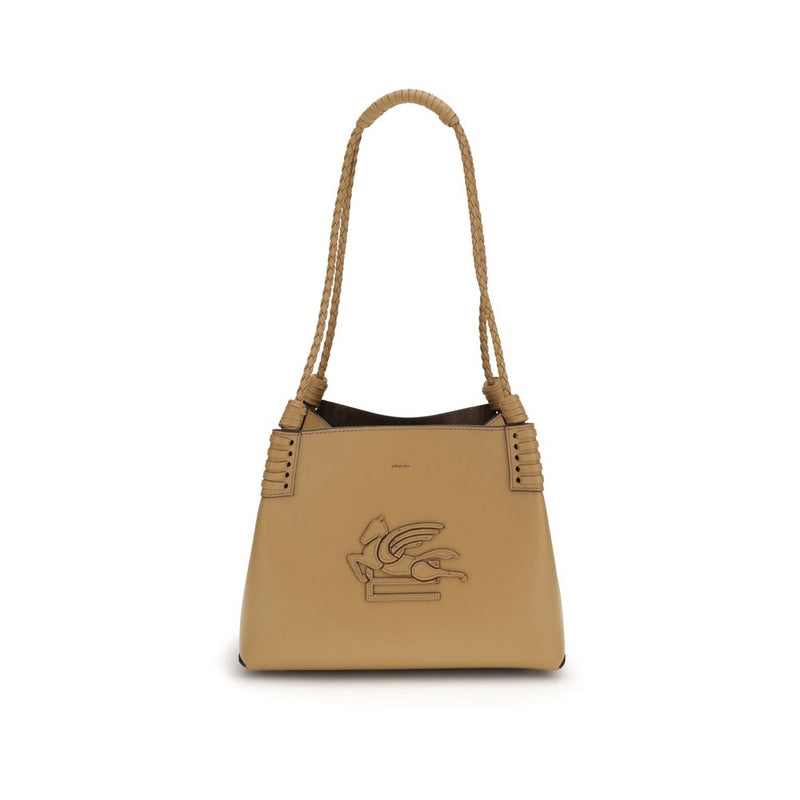 Sac à bandoulière Etro Bos Taurus en cuir de veau beige