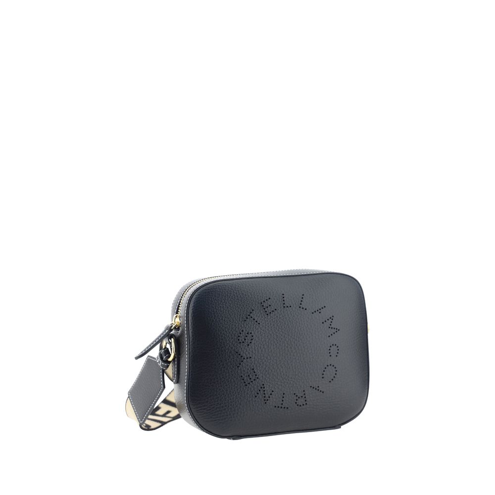 Stella McCartney Sac Épaule Caméra Petit en Polyéthylène Noir