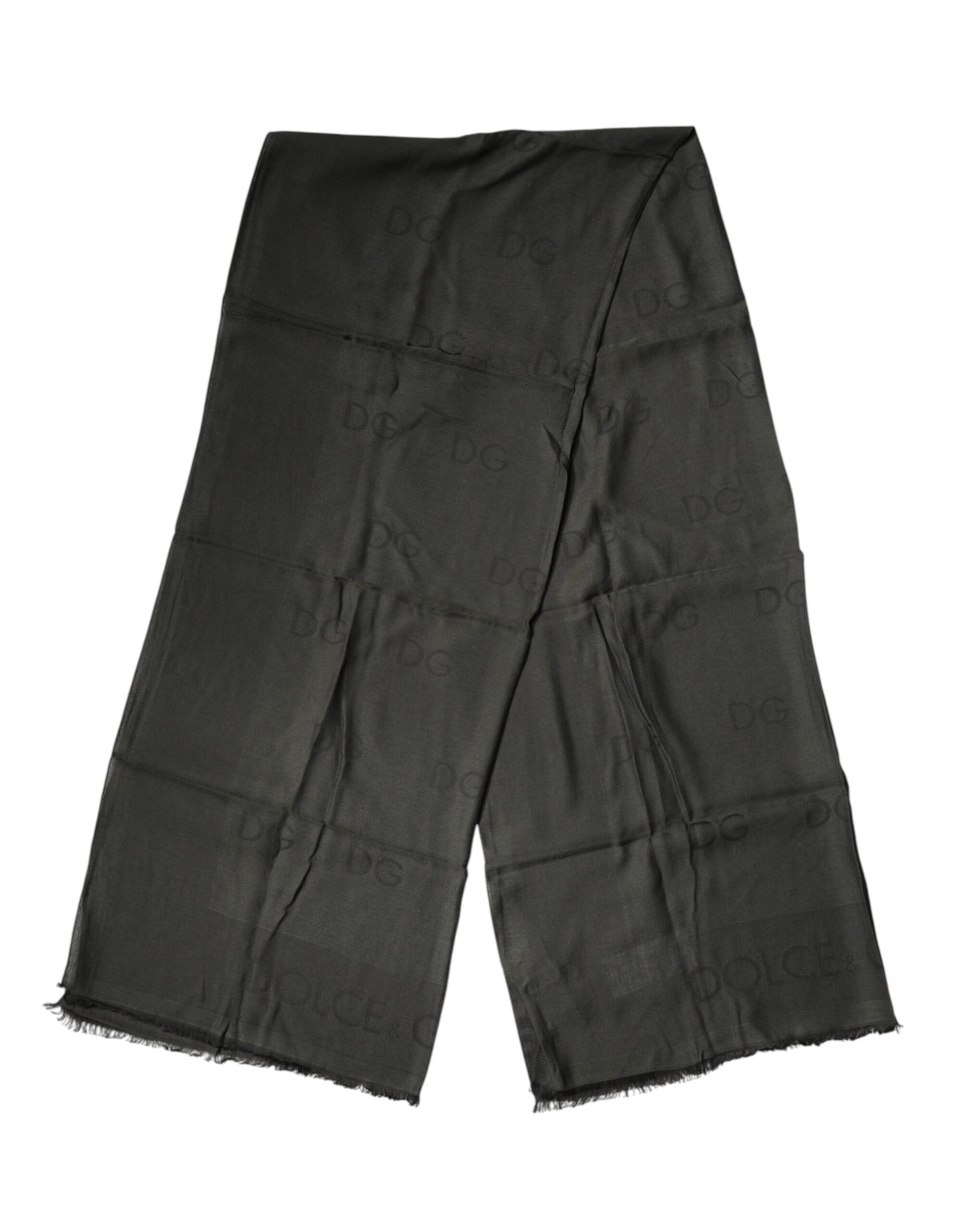 Dolce &amp; Gabbana Châle/Écharpe en modal noir pour homme