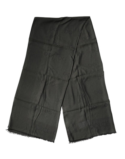 Dolce &amp; Gabbana Châle/Écharpe en modal noir pour homme