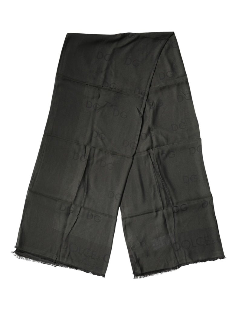 Dolce &amp; Gabbana Châle/Écharpe en modal noir pour homme
