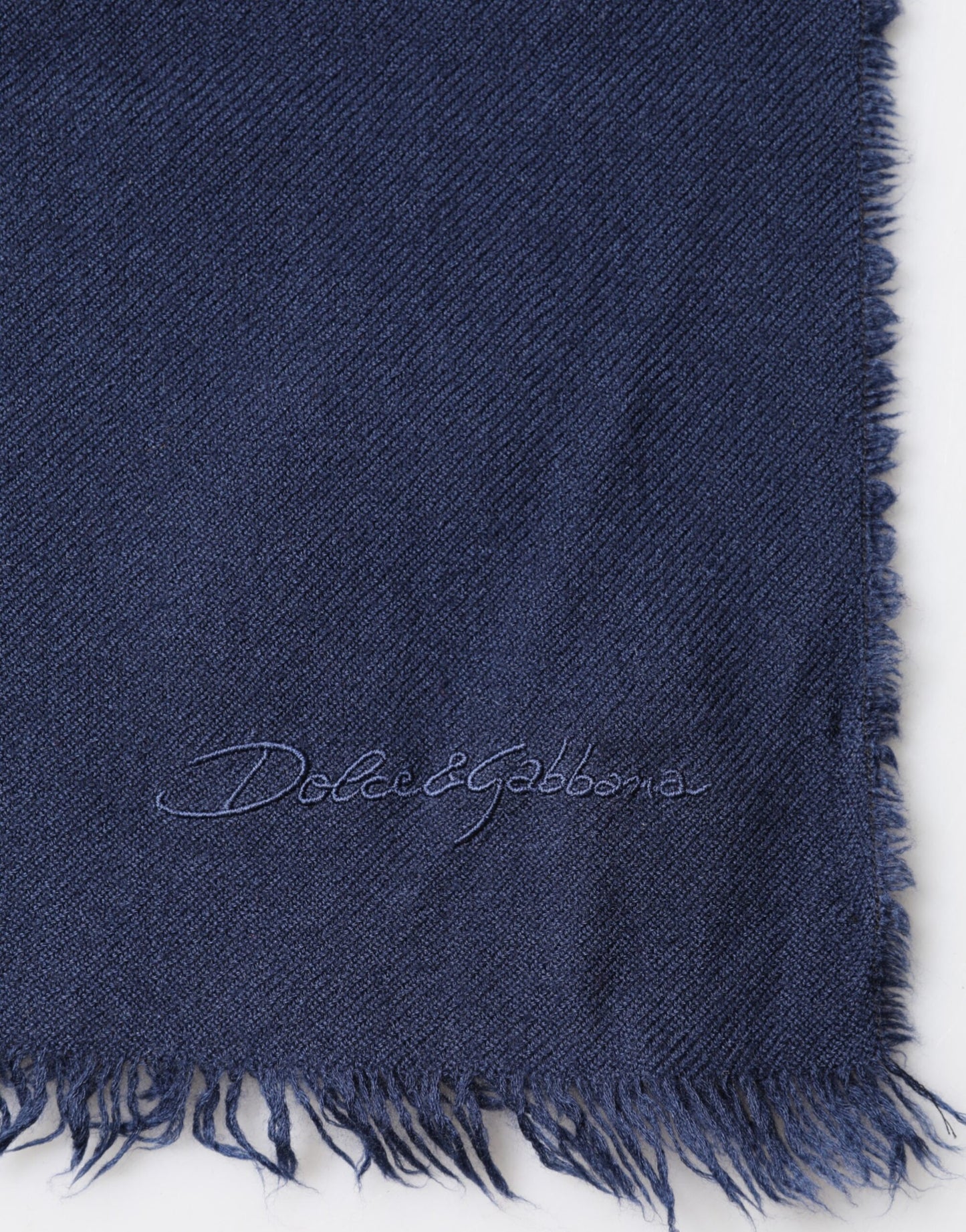 Écharpe Dolce &amp; Gabbana en cachemire bleu, châle pour homme