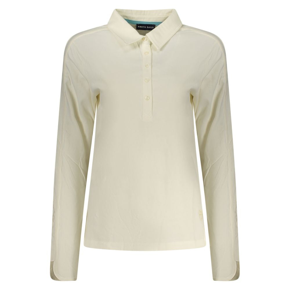 North Sails Bianco Cotton Women Polo - Élégance et Confort