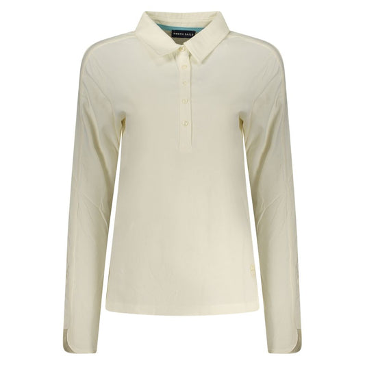 North Sails Bianco Cotton Women Polo - Élégance et Confort