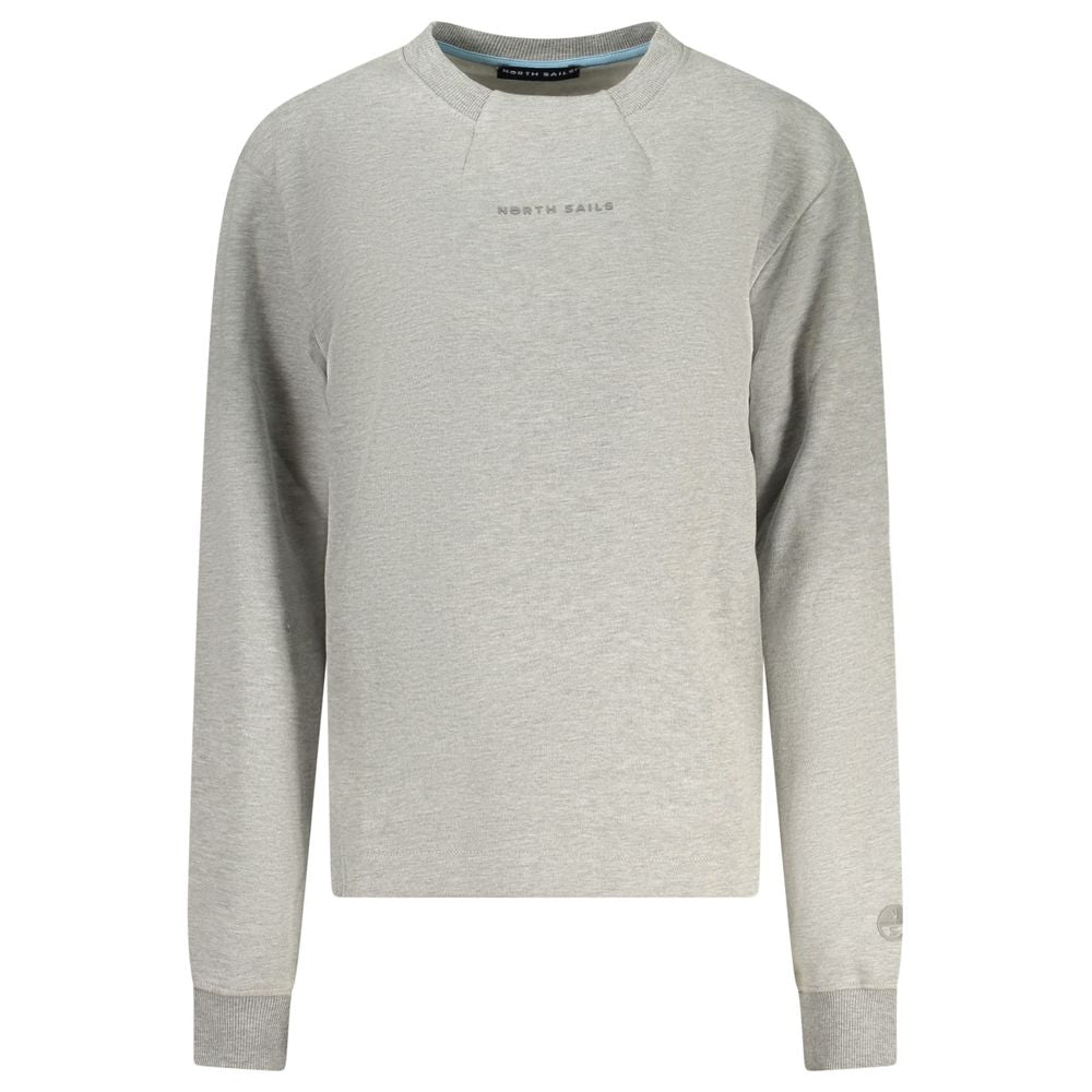 North Sails Sweatshirt Femme Gris en Coton - Chic et Confortable