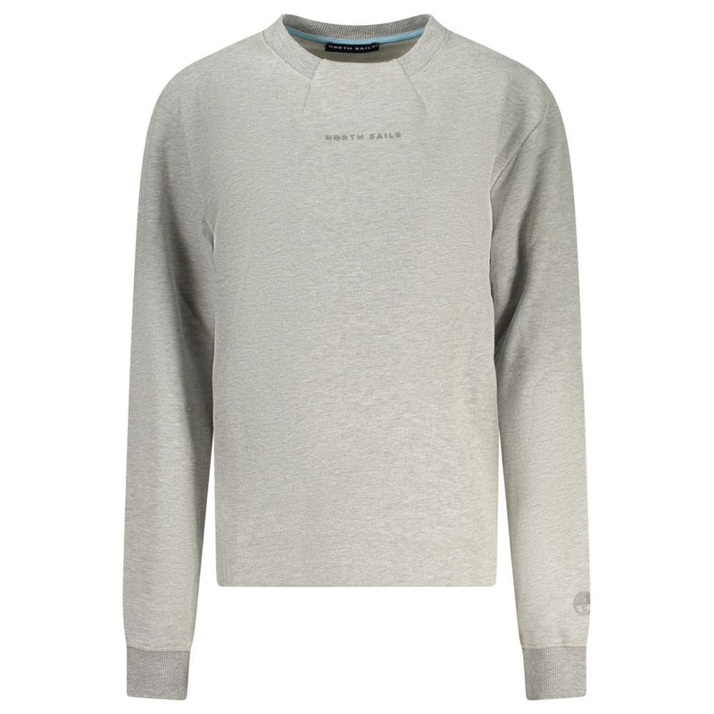 North Sails Sweatshirt Femme Gris en Coton - Chic et Confortable