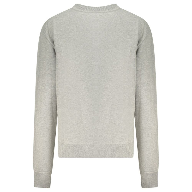 North Sails Sweatshirt Femme Gris en Coton - Chic et Confortable