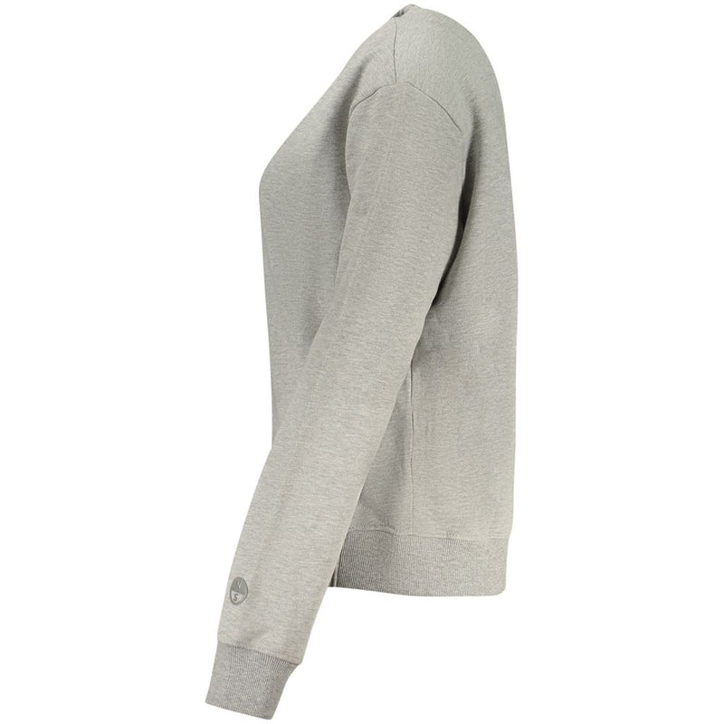 North Sails Sweatshirt Femme Gris en Coton - Chic et Confortable