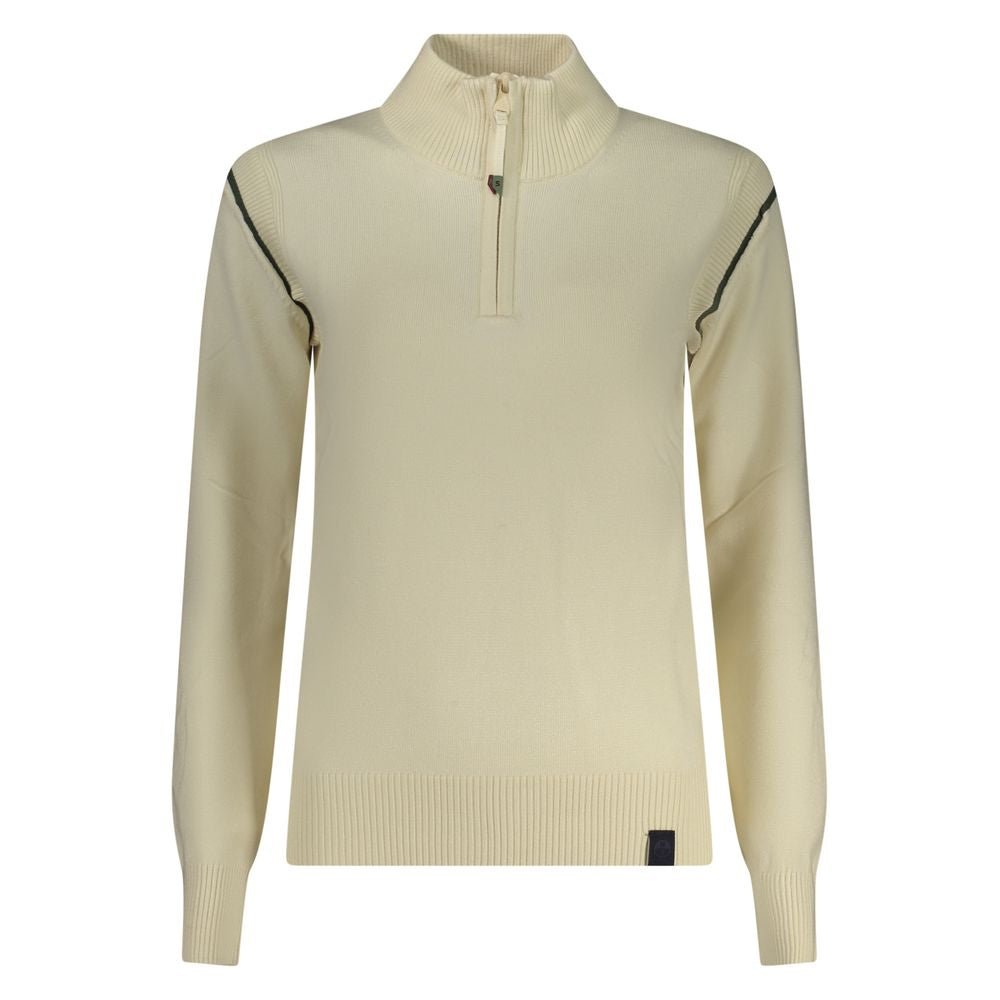 North Sails Bianco Viscosa Women Sweater - Élégant et Confortable