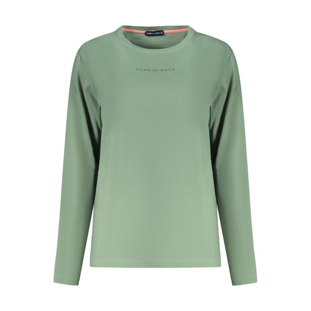 T-shirt Femme Verde en Coton North Sails