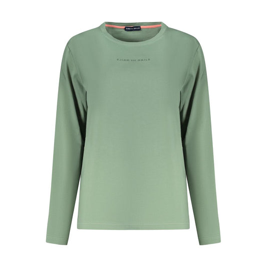 T-Shirt Femme North Sails Verde en Coton
