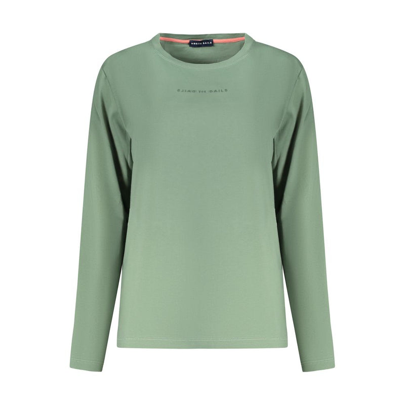 T-shirt Femme Verde en Coton North Sails
