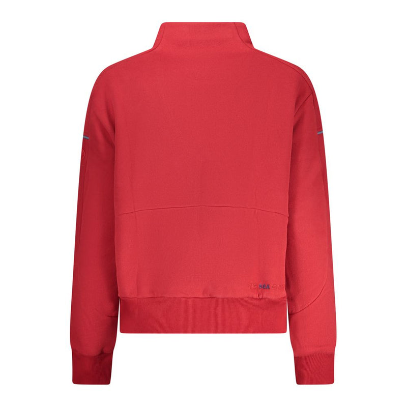 North Sails Rosso Cotton Women Sweatshirt - Élégance et Confort