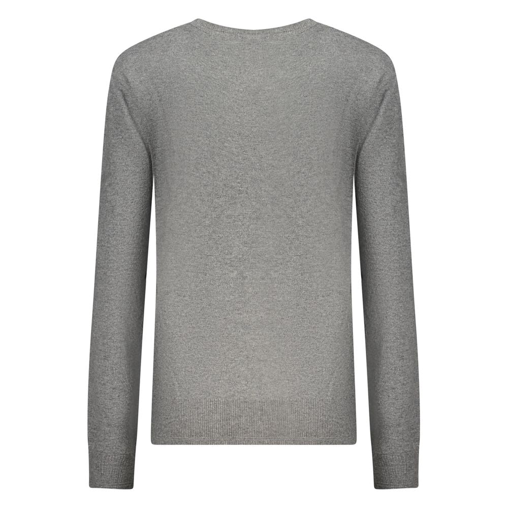 North Sails Gray Wool Women Sweater - Chic & Eco-Friendly