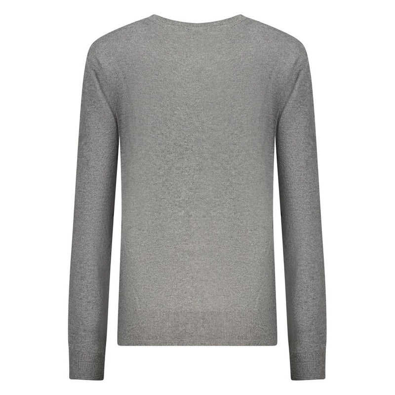 North Sails Gray Wool Women Sweater - Chic & Eco-Friendly