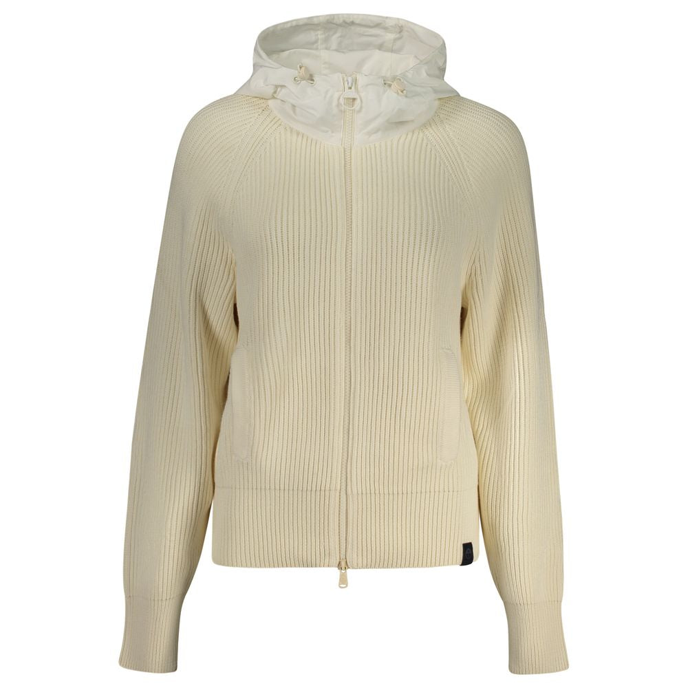 North Sails Women's White Polyester Cardigan with Hood