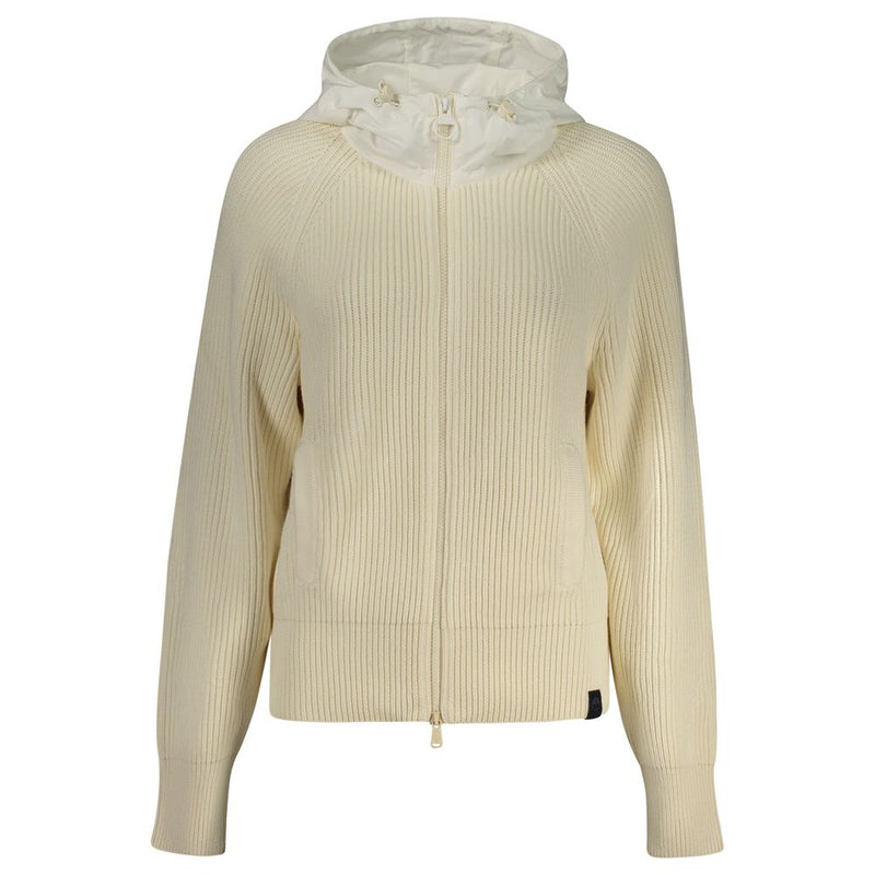 North Sails Women's White Polyester Cardigan with Hood
