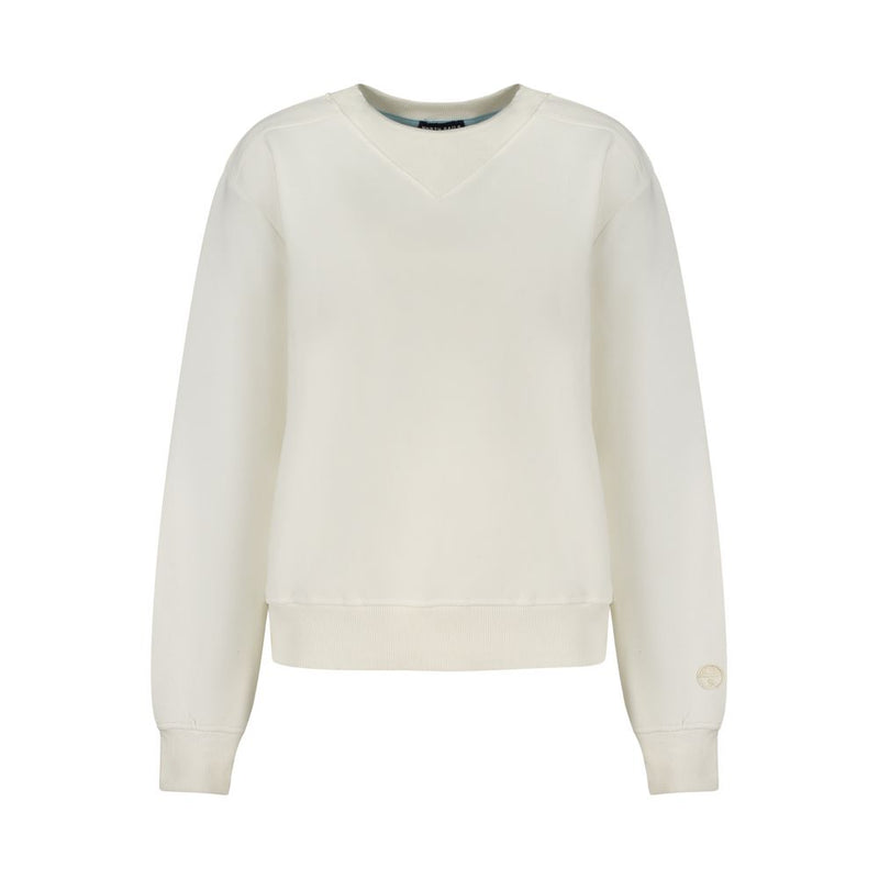 North Sails Bianco Sweatshirt en Coton pour Femmes - Élégance et Confort