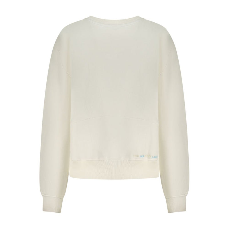 North Sails Bianco Sweatshirt en Coton pour Femmes - Élégance et Confort