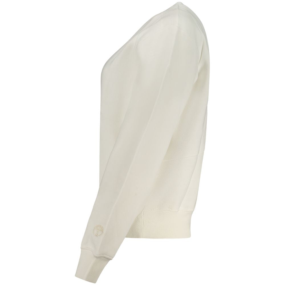 North Sails Bianco Sweatshirt en Coton pour Femmes - Élégance et Confort