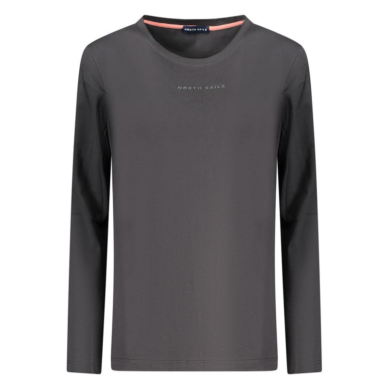 North Sails Black Cotton Women T-Shirt - Effortless Style