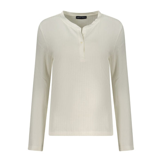 North Sails White Polyester Women's Sweater - Sustainable Luxury