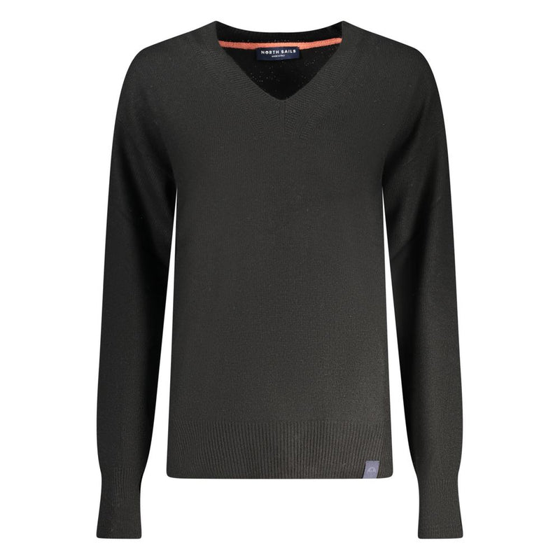 North Sails Black Polyamide Women Sweater - Eco-Conscious Style
