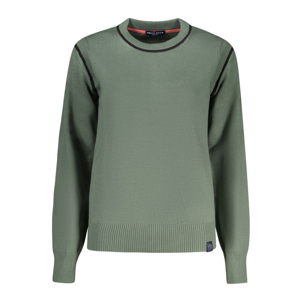North Sails Verde Viscosa Women Sweater - Sustainable Luxury