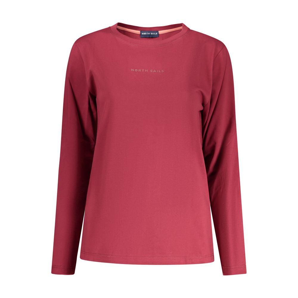 North Sails Rosso Cotton Women T-Shirt - Eco-Friendly Fashion