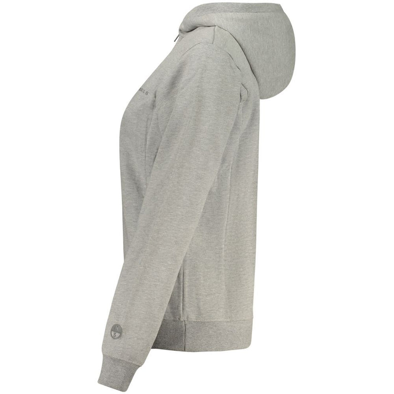 Sweat à capuche North Sails Grigio en coton pour femme