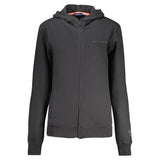 North Sails Black Cotton Women's Hoodie - Stylish & Sustainable