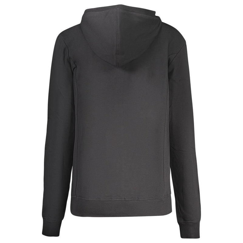 North Sails Black Cotton Women's Hoodie - Stylish & Sustainable