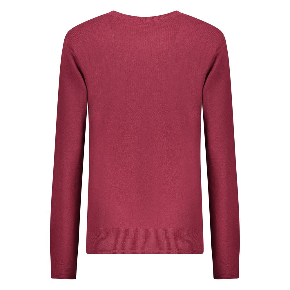 North Sails Red Wool Sweater - Long-Sleeved Crew Neck
