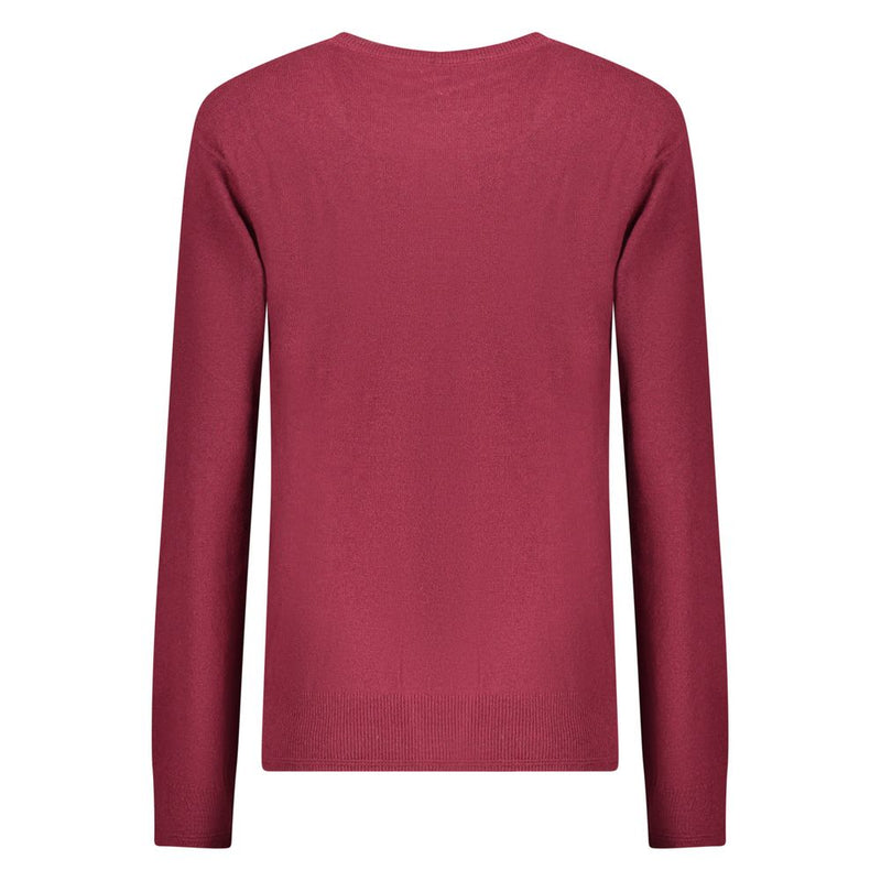 North Sails Red Wool Sweater - Long-Sleeved Crew Neck
