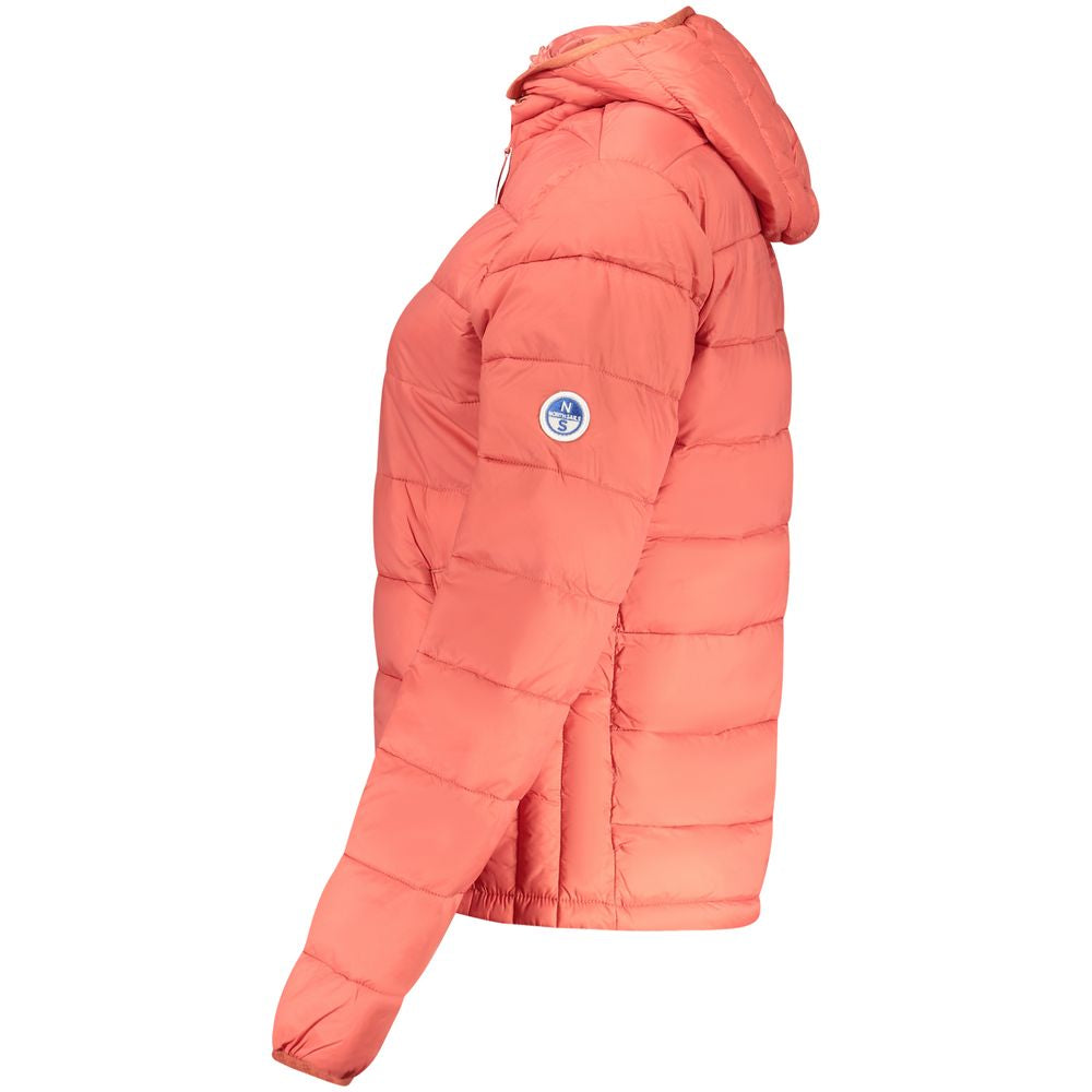 North Sails Naomi Jacket - Veste Rouge à Capuche Élégante pour l'Extérieur
