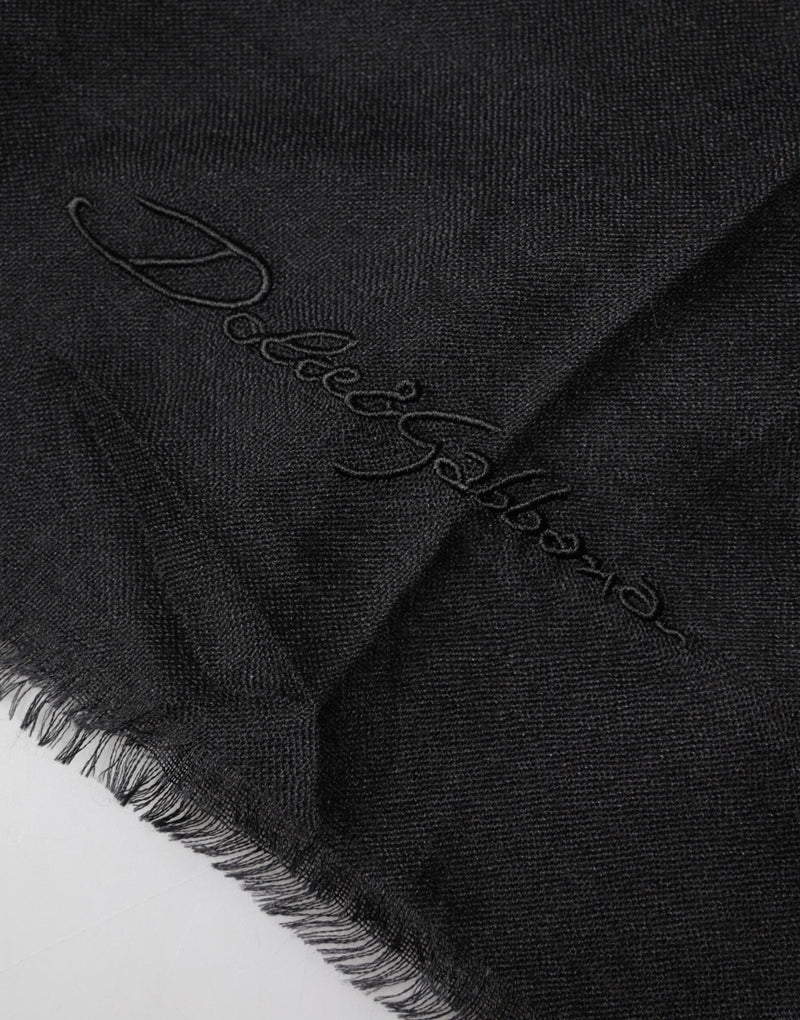 Dolce &amp; Gabbana Châle/Écharpe en cachemire noir