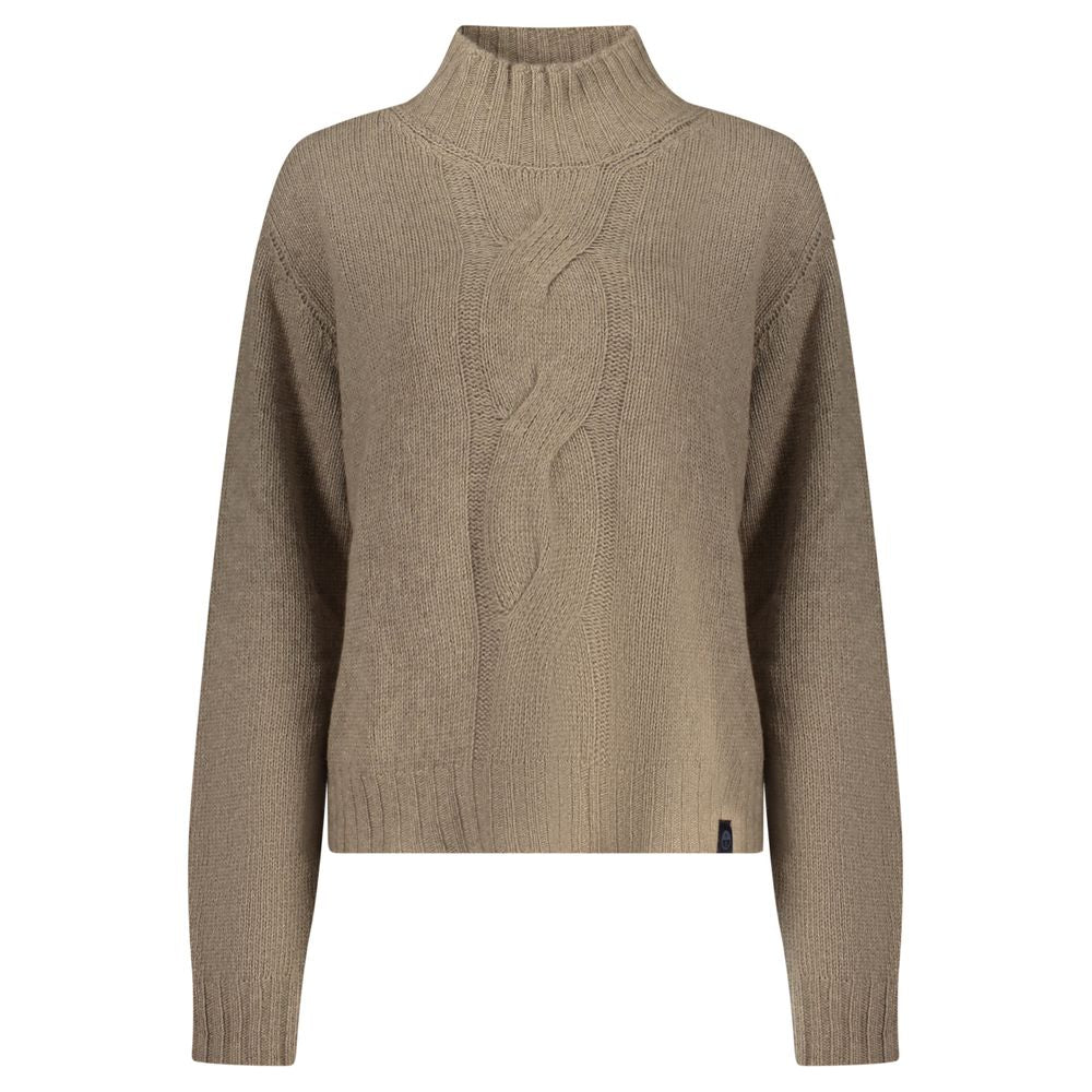 North Sails Brown Polyamide Women Sweater - Effortless Chic
